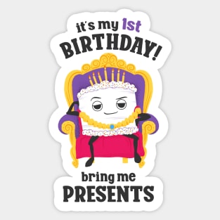 It's My 1st Birthday - For Birthday Party Sticker